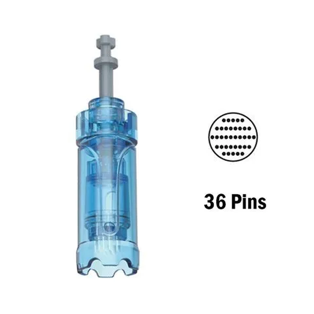 Сменный картридж на 36 игл для Dr. Pen A11, M8s, A9 и A8S со схемой насадки
