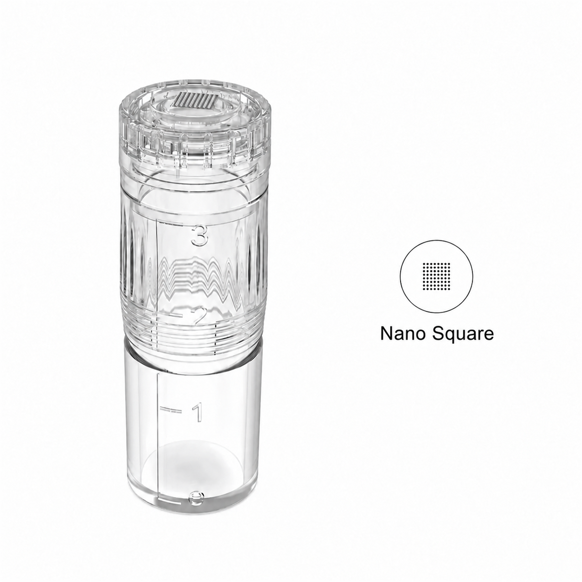 Сменный картридж Nano Square для Hydra Pen H3 и H5 с резервуаром и схемой квадратной насадки