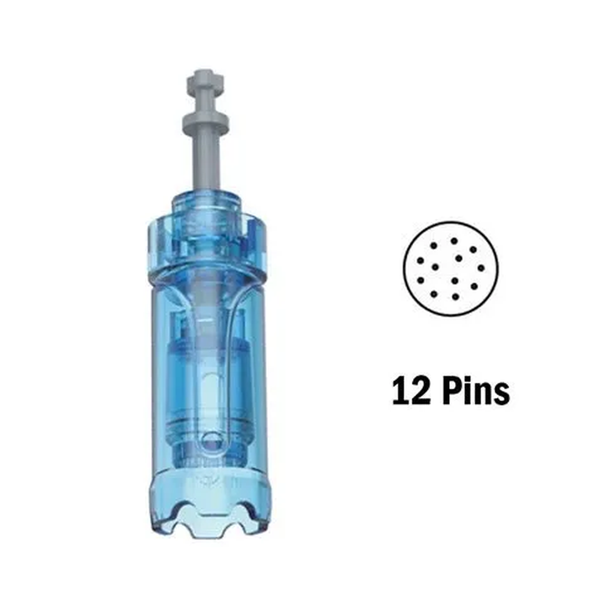 Сменный картридж на 12 игл для Dr. Pen A11, M8s, A9 и A8S со схемой насадки