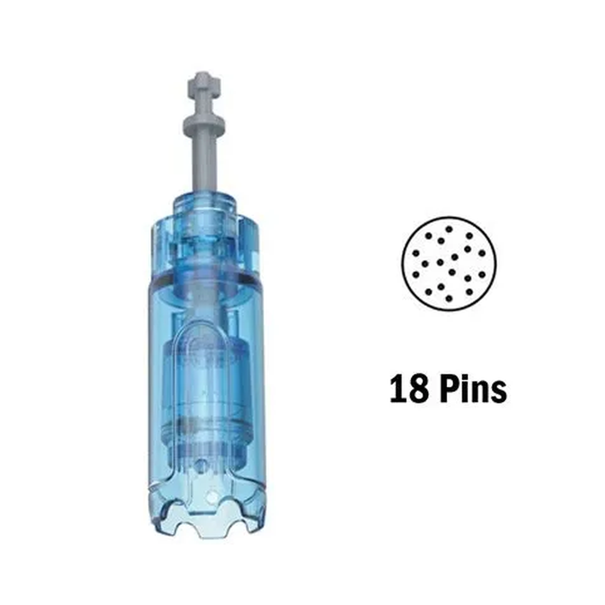 Сменный картридж на 18 игл для Dr. Pen A11, M8s, A9 и A8S со схемой насадки